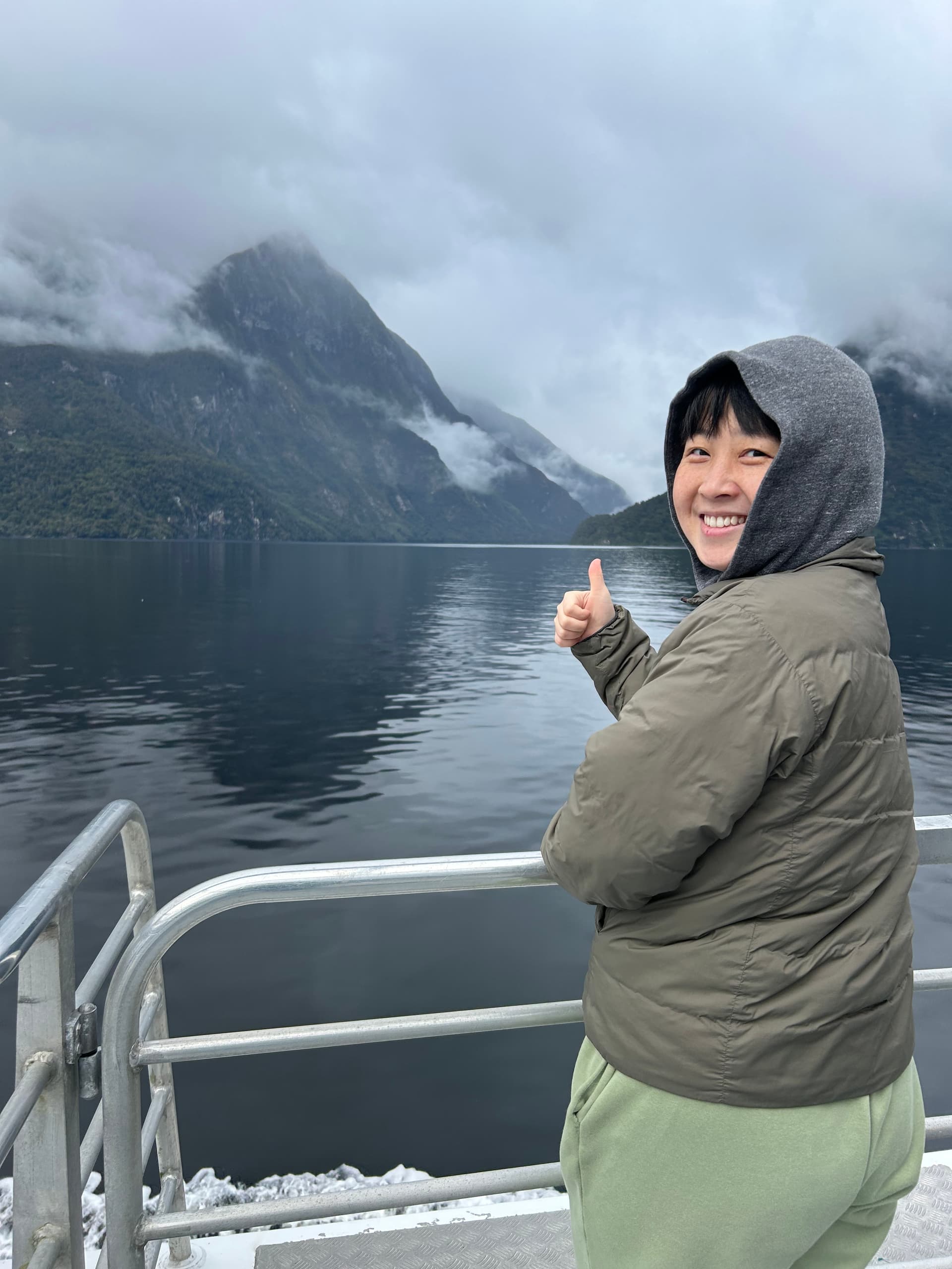 A photo Anushka took of me on the cruise