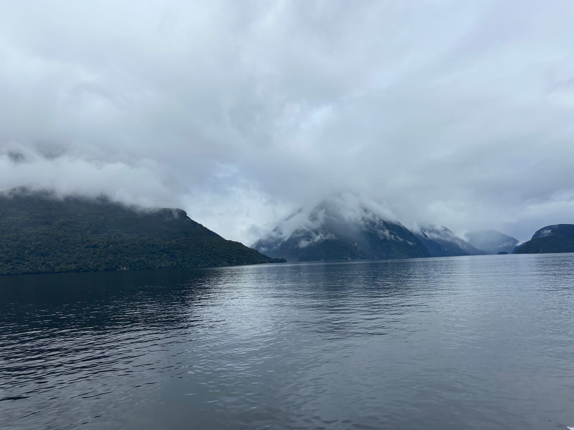 Scenic view of Deep Cove
