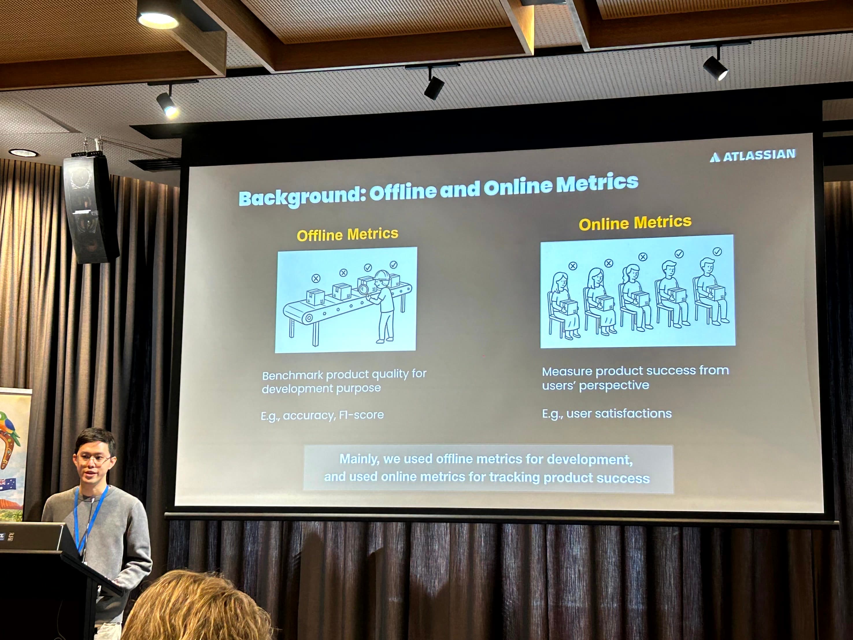 Jirat Pasuksmit presenting Rovo Dev at OzSE 2026