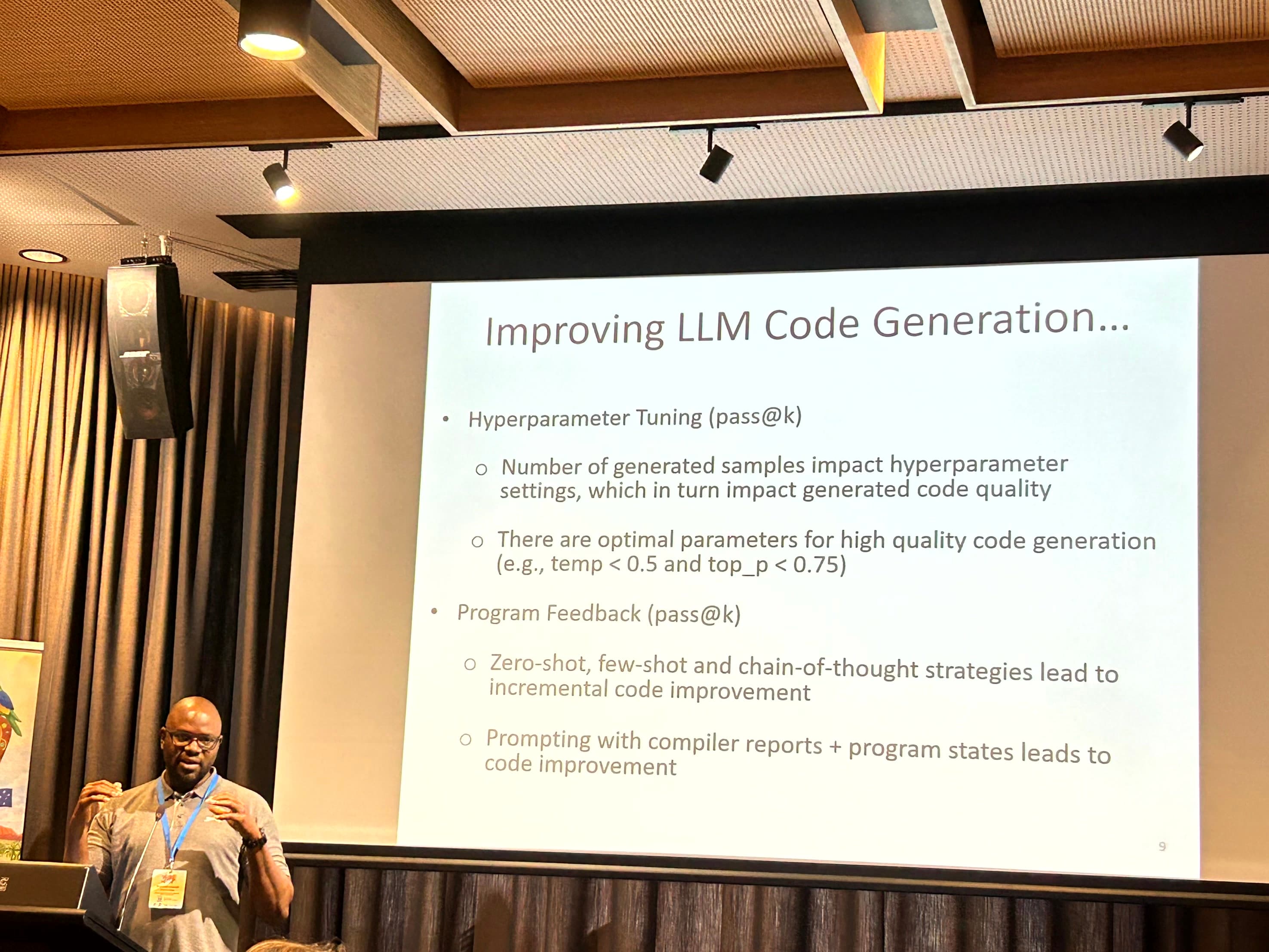 Sherlock Licorish presenting at OzSE 2026